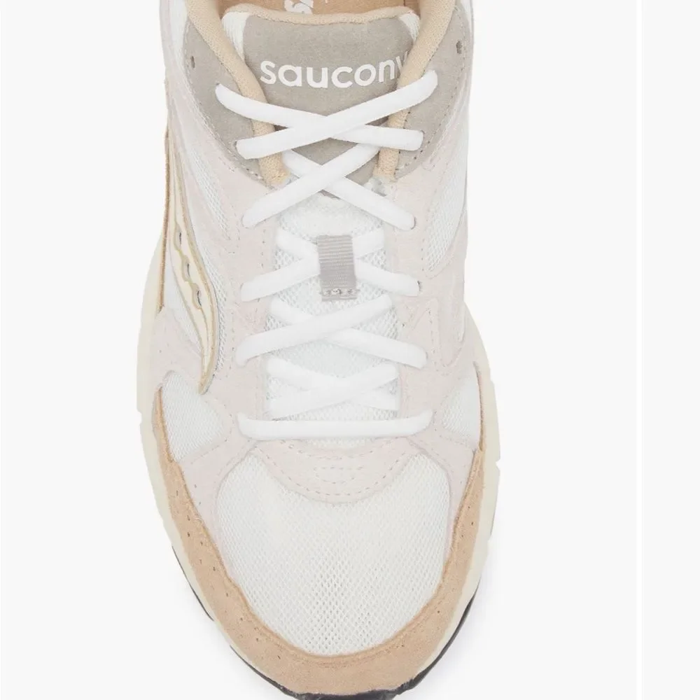 Saucony Women's Sneakers in White, Tan and Gold